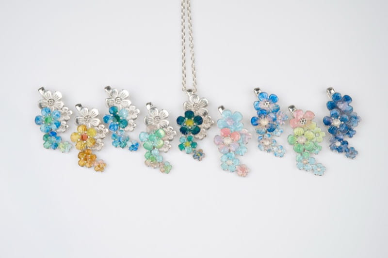 エマーユの釉薬の色合い