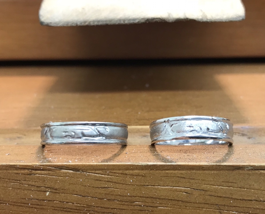 結婚指輪刻印_手書きメッセージ