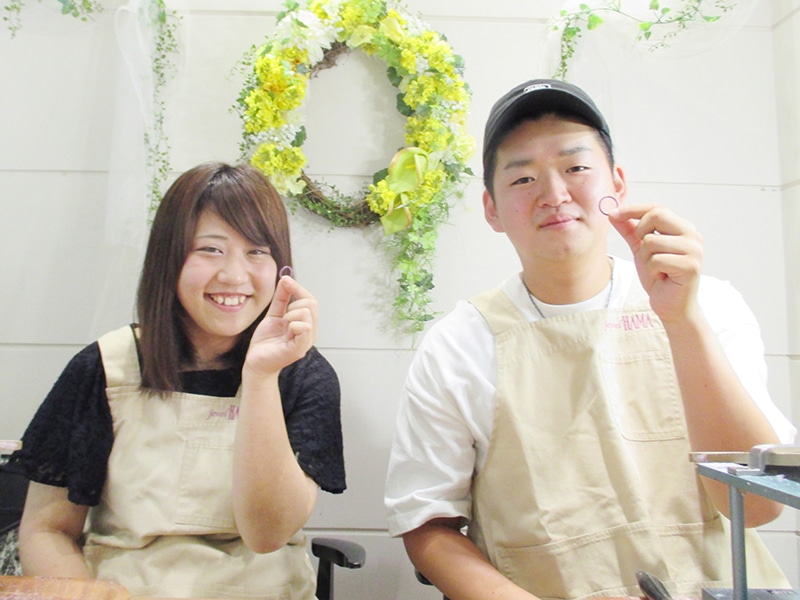 手作り結婚指輪お客様の声 手作り結婚指輪 オーダーメイドのaigis アイギス 東京 表参道 原宿 千葉 木更津