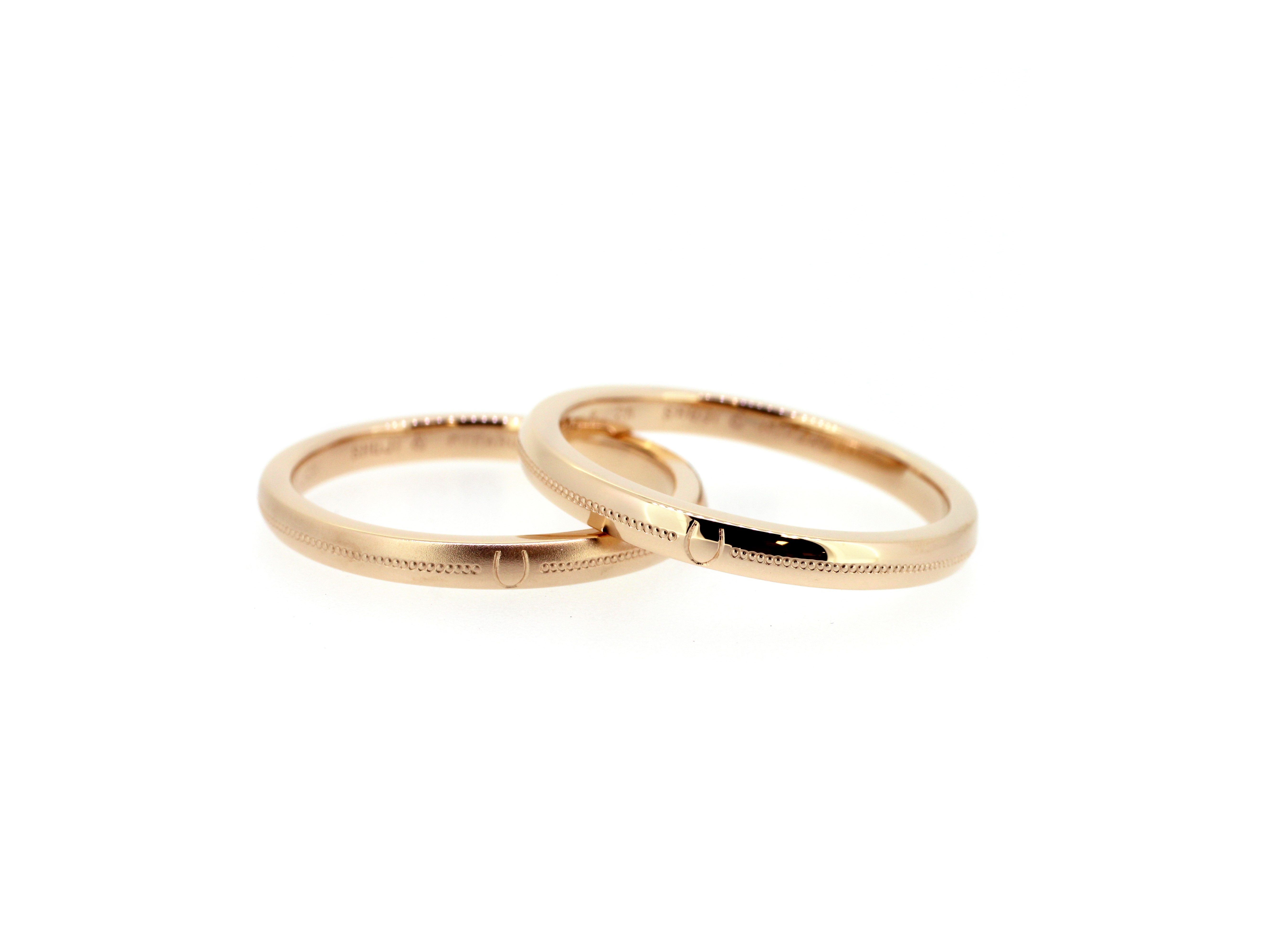 結婚指輪刻印_馬蹄