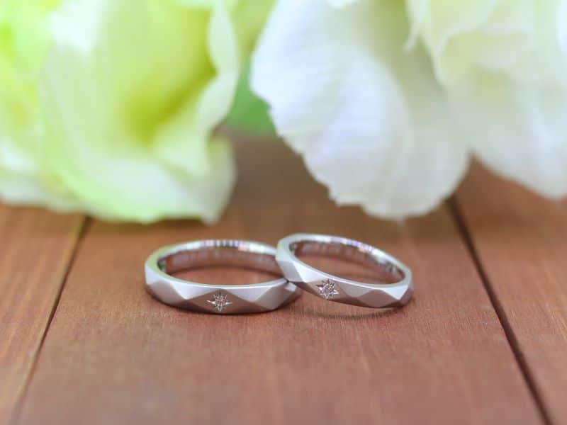 手作り結婚指輪星