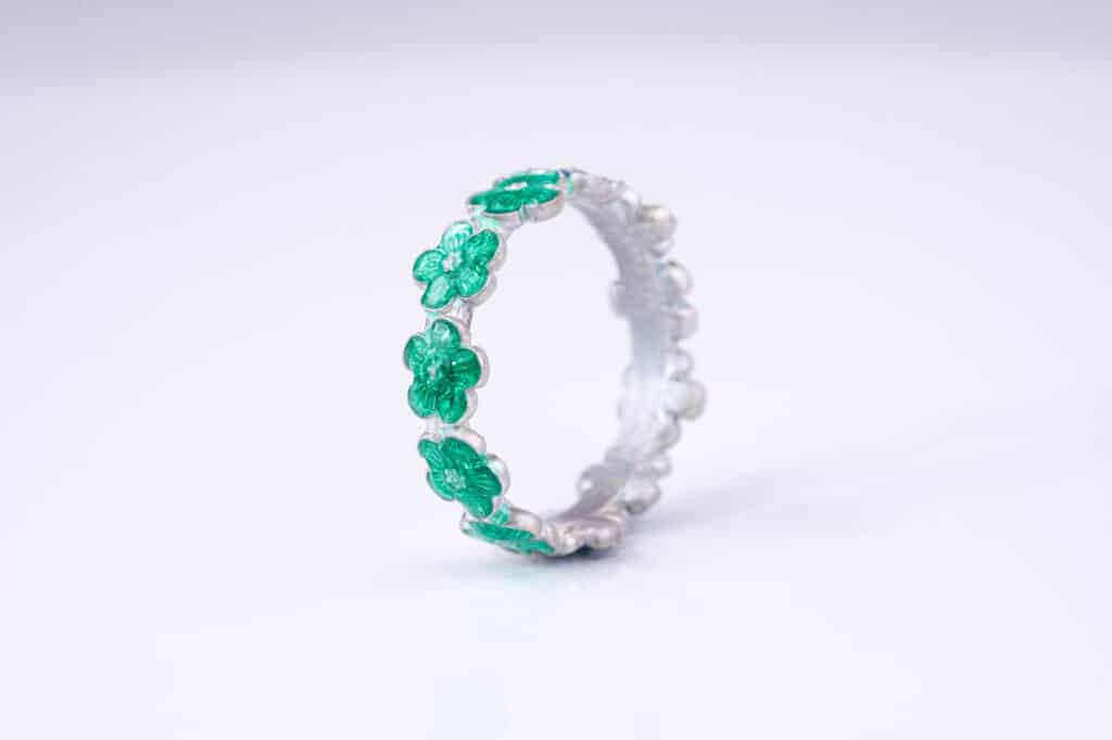 エマーユリング深緑1