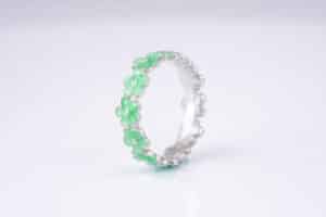 エマーユリング黄緑1