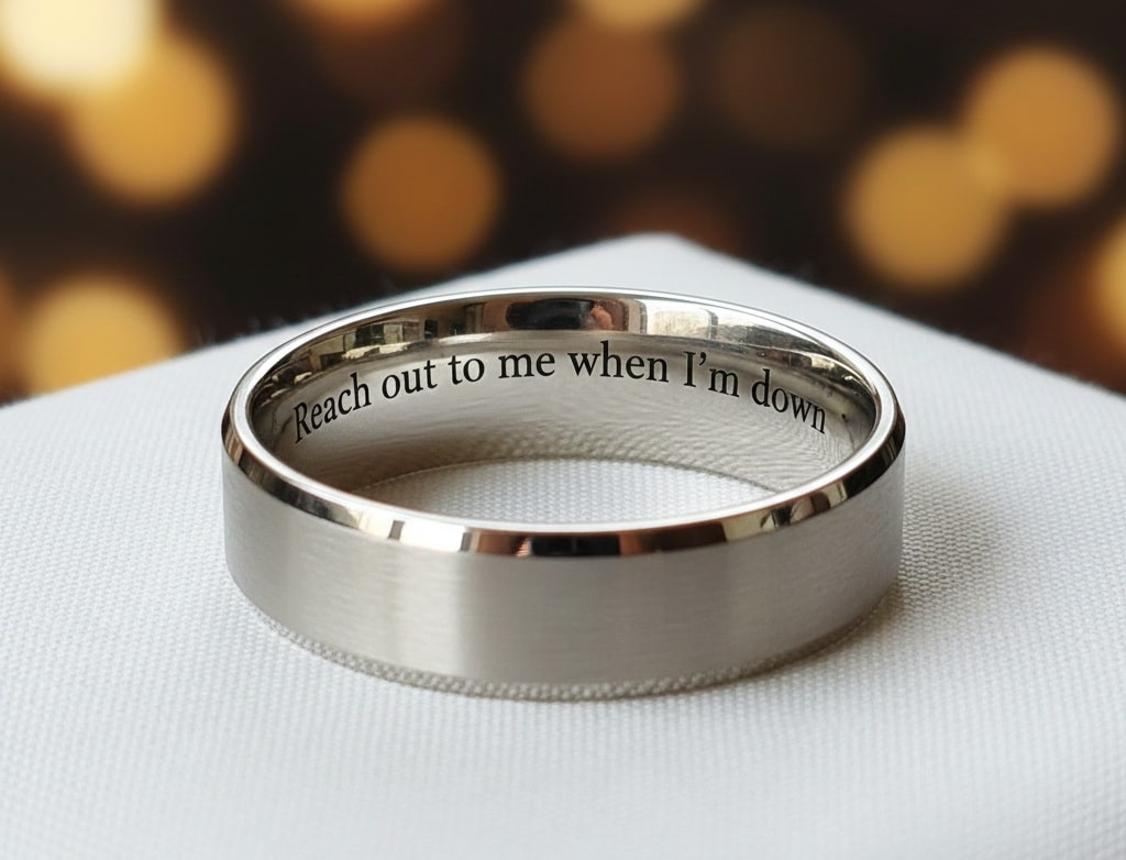 お互いへのお願いごとを刻印した指輪のイメージ