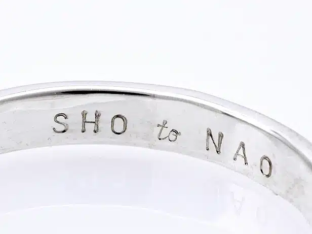 手打ち刻印・文字彫り機のサンプル